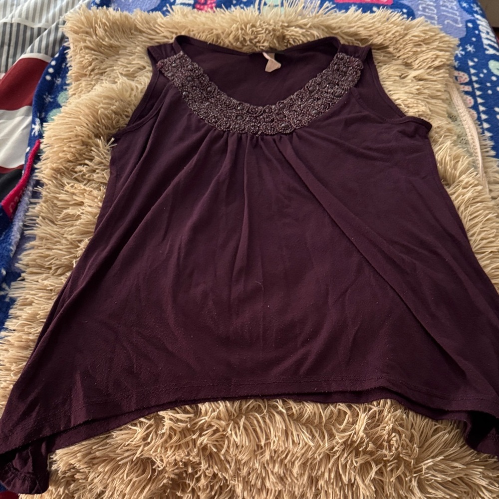 Agenda Deep Purple Tank Top
